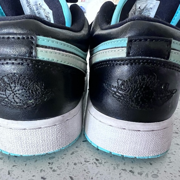 Air Jordan 1 Low SE 'Tropical Twist' Big Boys Sz 5.5 EUC Teal - Picture 10 of 11